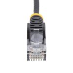 StarTech.com 5m Black Slim CAT6 Ethernet Cable, 100W PoE, UTP, LSZH, 28AWG