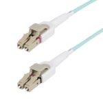 StarTech.com 5m LC to LC OM4 Switchable Fiber Cable - 100G, Toolless Polarity, LSZH