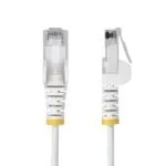 StarTech.com 5m White Slim CAT6 Ethernet Cable, UTP, 100W PoE, LSZH