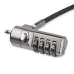 StarTech.com 6.5ft (2m) Laptop Cable Lock - 4-Digit Combination Security Lock for K-Slot Devices