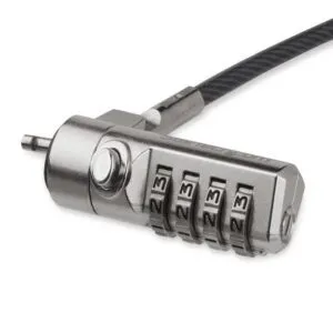 StarTech.com 6.5ft (2m) Laptop Cable Lock - 4-Digit Combination Security Lock for K-Slot Devices