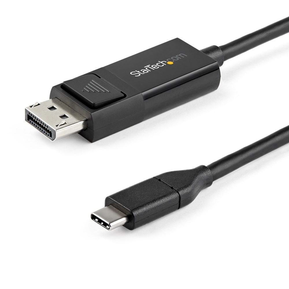 StarTech.com 6.6ft USB-C to DisplayPort 1.2 Cable 4K 60Hz - Bidirectional/Reversible