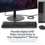 StarTech.com 6ft (2m) DisplayPort 1.2 Cable - 4K Ultra HD VESA Certified - Latching Connectors