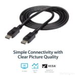StarTech.com 6ft (2m) DisplayPort 1.2 Cable - 4K Ultra HD VESA Certified - Latching Connectors