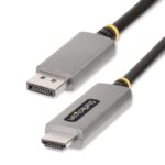 StarTech.com 6ft DisplayPort 1.4 to HDMI 2.1 Active Cable, 8K 60Hz, 4K 144Hz, HDR10