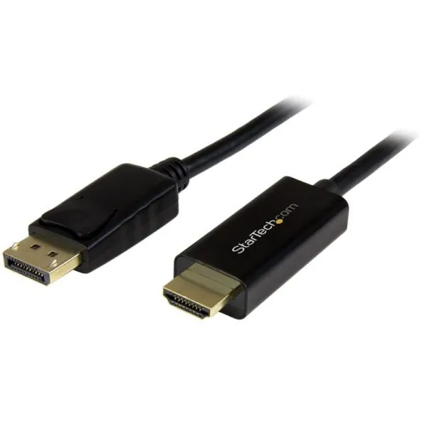 StarTech.com 6ft DisplayPort to HDMI Cable - 4K 30Hz - Latching DP Connector
