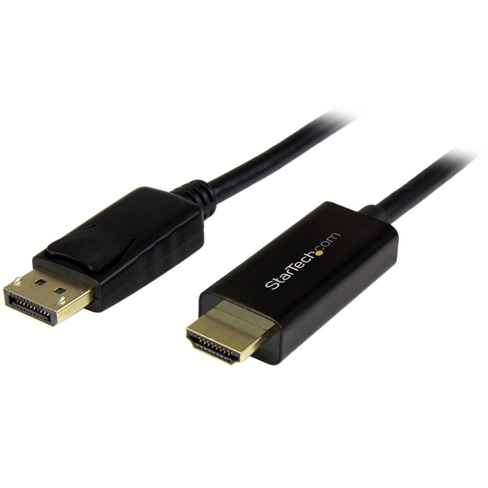 StarTech.com 6ft DisplayPort to HDMI Cable - 4K 30Hz - Latching DP Connector