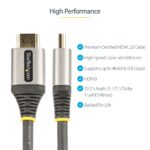 StarTech.com 6ft Premium Certified HDMI 2.0 Cable - 4K 60Hz HDR10 with Ethernet