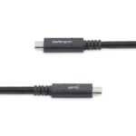 StarTech.com 6ft USB-C Cable 5A 100W PD 3.0 USB-IF 5Gbps M/M