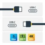 StarTech.com 6ft USB-C Cable 5Gbps 100W PD DP Alt Mode