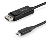 StarTech.com 6ft USB-C to DisplayPort 1.4 Cable 8K 60Hz - Bidirectional DP to USB-C Reversible