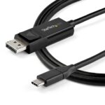 StarTech.com 6ft USB-C to DisplayPort 1.4 Cable 8K 60Hz - Bidirectional DP to USB-C Reversible