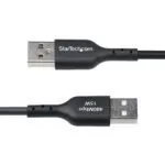 StarTech.com 6in USB-A to USB-C Cable, 3A, USB 2.0, Black