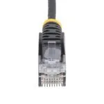 StarTech.com 7m Black Slim CAT6 Ethernet Cable, 100W PoE, UTP, 28AWG