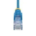 StarTech.com 7m Blue Slim CAT6 Ethernet Cable, 100W PoE, UTP, LSZH, 28AWG