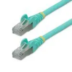 StarTech.com 7m CAT6a LSZH Aqua S/FTP 10GbE PoE++ Snagless RJ45 Patch Cord