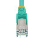 StarTech.com 7m CAT6a LSZH Aqua S/FTP 10GbE PoE++ Snagless RJ45 Patch Cord