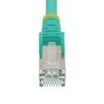 StarTech.com 7m CAT6a LSZH Aqua S/FTP 10GbE PoE++ Snagless RJ45 Patch Cord