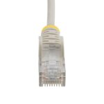 StarTech.com 7m Grey Slim CAT6 Ethernet Cable, 100W PoE, UTP, 28AWG