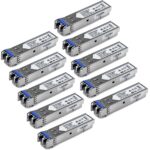 StarTech.com Cisco GLC-LH-SMD Compatible SFP Transceiver 1000BASE-LX/LH 10 Pack