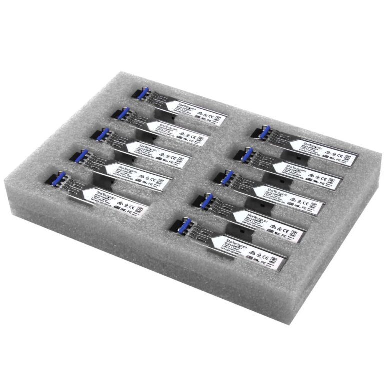StarTech.com Cisco GLC-LH-SMD Compatible SFP Transceiver 1000BASE-LX/LH 10 Pack