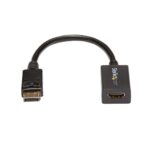 StarTech.com DisplayPort to HDMI Adapter - DP 1.2 to HDMI 1080p - Latching Passive Dongle