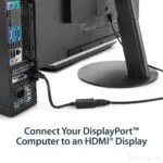 StarTech.com DisplayPort to HDMI Adapter - DP 1.2 to HDMI 1080p - Latching Passive Dongle
