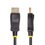StarTech.com DP to HDMI 2.0b Active Adapter Cable, 4K 60Hz HDR, 2m