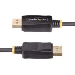 StarTech.com DP to HDMI 2.0b Active Adapter Cable, 4K 60Hz HDR, 2m