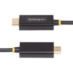 StarTech.com DP to HDMI 2.0b Active Adapter Cable, 4K 60Hz HDR, 2m