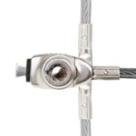 StarTech.com Slim Lock Noble Wedge Slot, 5ft (1.5m) Cut-Resistant Steel Cable, Keyed