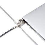 StarTech.com Slim Lock Noble Wedge Slot, 5ft (1.5m) Cut-Resistant Steel Cable, Keyed