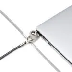 StarTech.com Slim Lock Noble Wedge Slot, 5ft (1.5m) Cut-Resistant Steel Cable, Keyed