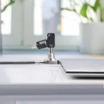 StarTech.com Slim Lock Noble Wedge Slot, 5ft (1.5m) Cut-Resistant Steel Cable, Keyed
