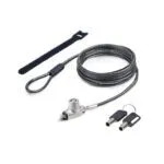 StarTech.com Slim Lock Noble Wedge Slot, 5ft (1.5m) Cut-Resistant Steel Cable, Keyed
