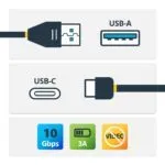 StarTech.com USB-A to USB-C Cable 0.5m USB 3.1 10Gbps