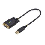 StarTech.com USB to Null Modem Serial Adapter Cable, FTDI, USB-A to DB9 RS232