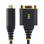 StarTech.com USB to Null Modem Serial Adapter Cable, FTDI, USB-A to DB9 RS232