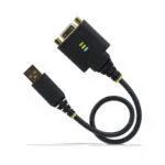 StarTech.com USB to Null Modem Serial Adapter Cable, FTDI, USB-A to DB9 RS232