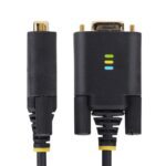 StarTech.com USB to Null Modem Serial Adapter, FTDI, USB-A to DB9 RS232, Windows/macOS/Linux