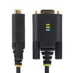 StarTech.com USB to Null Modem Serial Adapter, FTDI, USB-A to DB9 RS232, Windows/macOS/Linux
