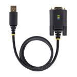 StarTech.com USB to Null Modem Serial Adapter, FTDI, USB-A to DB9 RS232, Windows/macOS/Linux