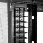 StarTech.com Vertical Cable Organizer with D-Ring Hooks, 0U - 6 ft