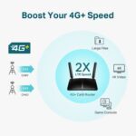 TP-Link Archer MR600 4G LTE Router Gigabit Dual-Band Wi-Fi Black