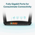 TP-Link Archer MR600 4G LTE Router Gigabit Dual-Band Wi-Fi Black
