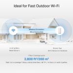 TP-Link Deco BE25-Outdoor white cylindrical outdoor Wi-Fi 7 mesh unit – view 4