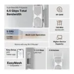 TP-Link RE405BE Wi-Fi 6E Network Extender 2500 Mbit/s White