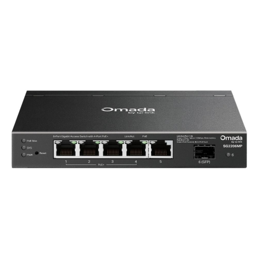 TP-Link SG2206MP 8-Port L2 Gigabit PoE+ Switch