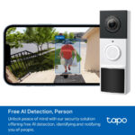 TP-Link Tapo D210 & D100C Video Doorbell Camera Set