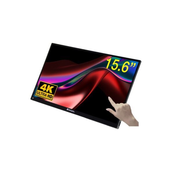Verbatim 15.6" Portable Touchscreen Monitor 4K